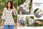 Women's Trending Rayon Printed Short Kurta