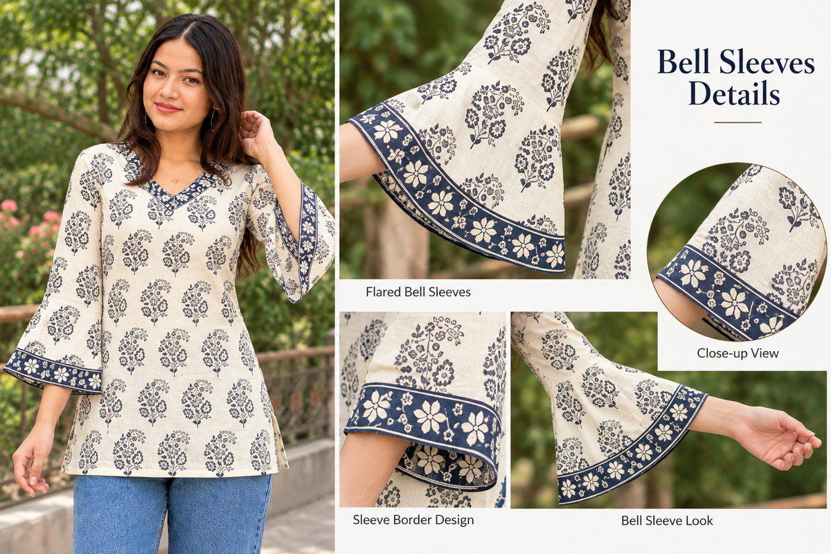Women's Trending Rayon Printed Short Kurta
