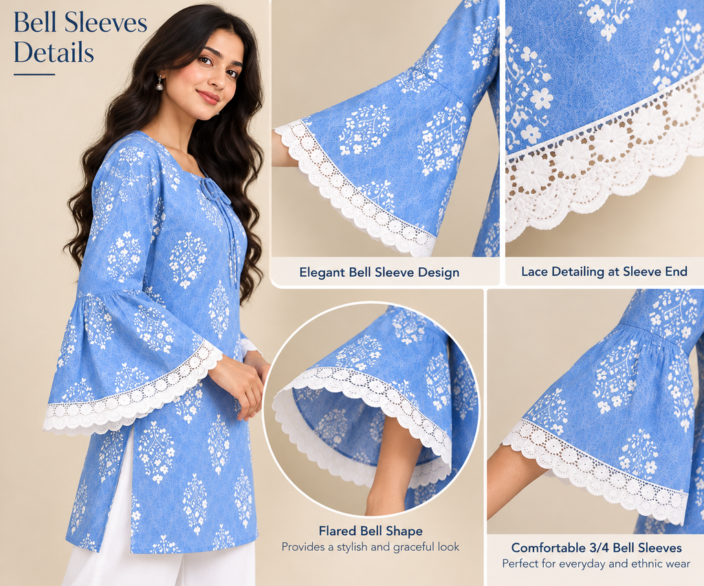 New Cotton Printed Short Kurti for Women