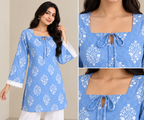 New Cotton Printed Short Kurti for Women