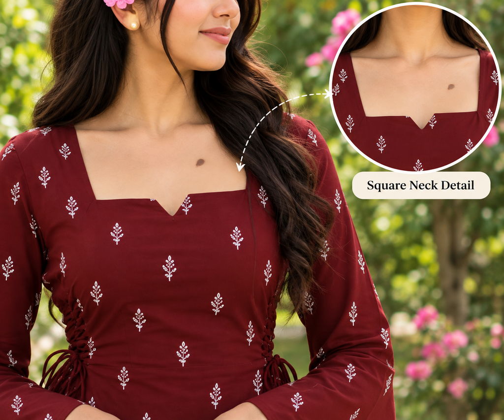Women's Printed Cotton Short Kurti – Stylish Everyday Wear