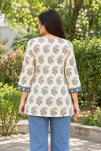 Women's Trending Rayon Printed Short Kurta